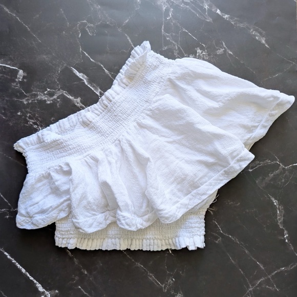 Cecilie Copenhagen One Shoulder Ruffle Top - Picture 1 of 5